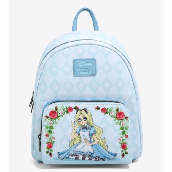 Loungefly Handbags - NWT ALICE IN WONDERLAND ROSES  LOUNGEFLY
